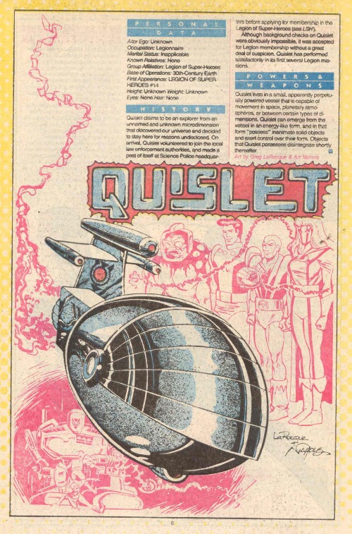 Animate Objects-Quislet-DC Who's Who #19