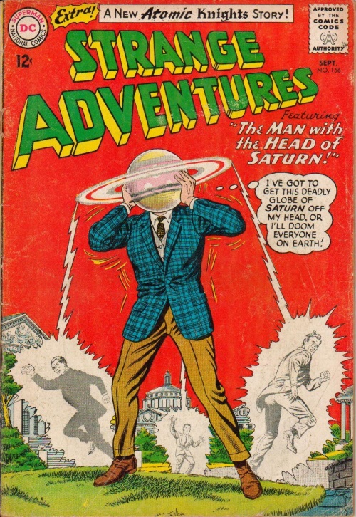Body Part Enhanced Head–Strange Adventures #156 (1963)