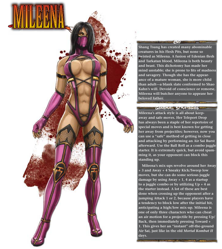 Body Part Substitution (others)-Milenna-Mortal Kombat 9 (2011) Prima Guide
