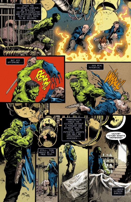 Body Part Substitution (others)–Frankenstein - Agent of S.H.A.D.E. 000 #2012 (1920)-5