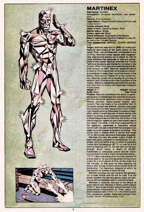 Crystal Mimicry-Martinex-Official Handbook of the Marvel Universe V1 #7