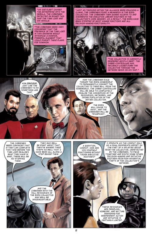 Dimensional Transport (Omniverse)-Star Trek TNG Doctor Who - Assimilation #6 (2012)-12
