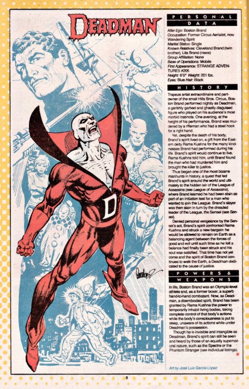 Ghost Mimicry-Deadman-DC Who's Who V1 #6