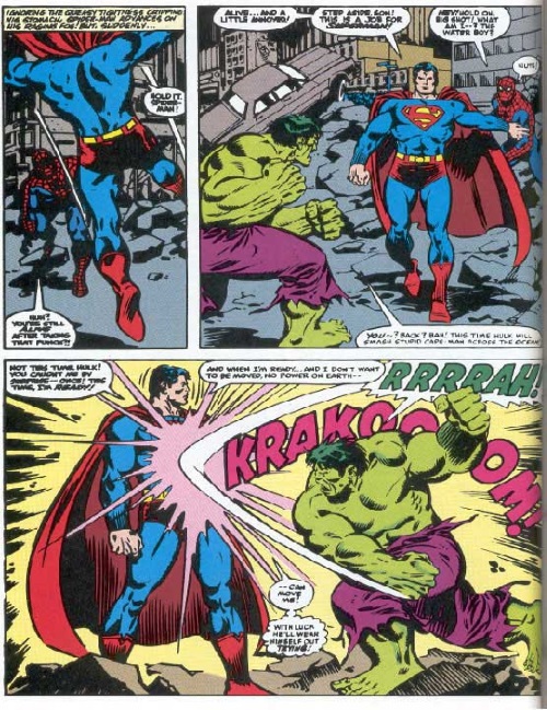 Invulnerability–Superman vs Hulk-Superman vs Spiderman II