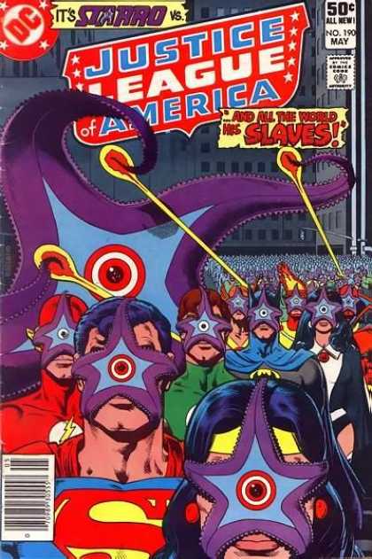 Merging (humanoids)-Starro-Justice League of America V1 #190