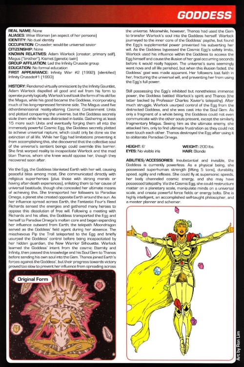 Mind Control (good)-Goddess-Marvel Legacy The's Handbook #1 (1990)