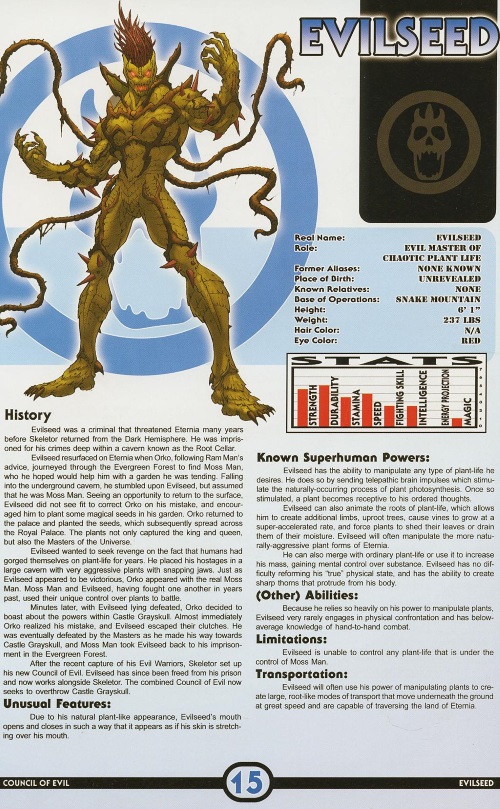 Plant Mimicry-Evilseed-Masters of the Universe - Encyclopedia #1