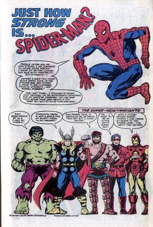 Superhuman Strength–Annual Amazing Spider-Man #15-41