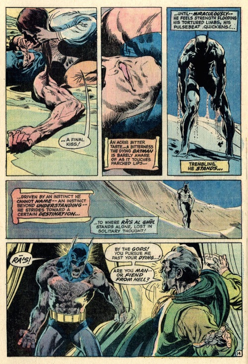 Superhuman Will Power–Batman #244 (1972)
