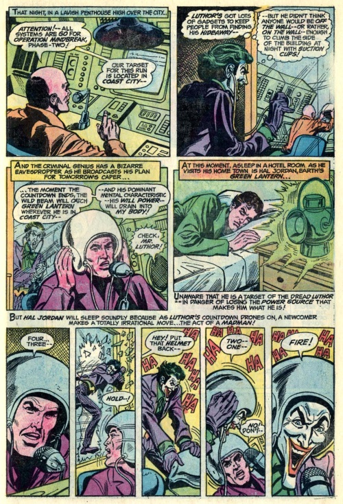 Superhuman Will Power–Lex Luthor tries to steal will power-The Joker #7 (1976)