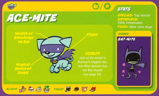 Canidae Mimicry-Cap-Ace Mite-Bat-Mite-Capstone’s DC Super-Pets Character Encyclopedia
