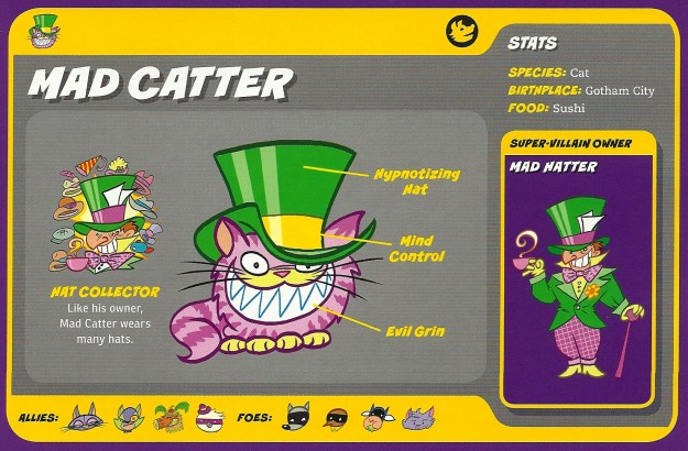 Felidae Mimicry-Mad Catter-Mad Hatter-Capstone’s DC Super-Pets Character Encyclopedia