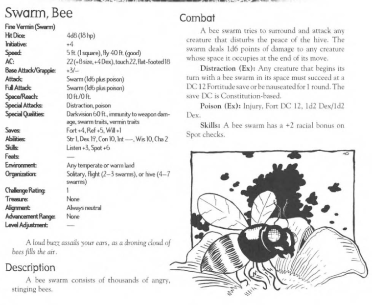 insect-mimicry-bee-swarm-creature-collection-iii-savage-bestiary