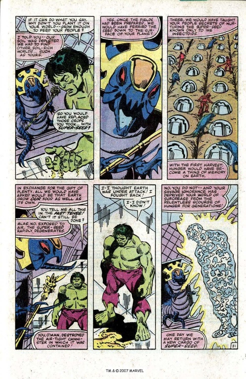 Insect Mimicry–Ba't'll-Incredible Hulk V1 #273-2