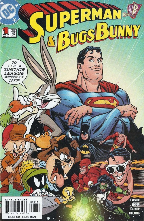 Merging (universes)-Superman and Bugs Bunny #1 (DC)
