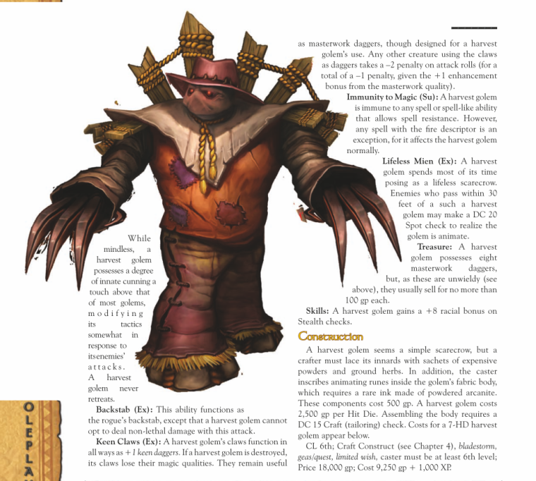 golem-mimicry-wow-harvest-golem-world-of-warcraft-monster-guide